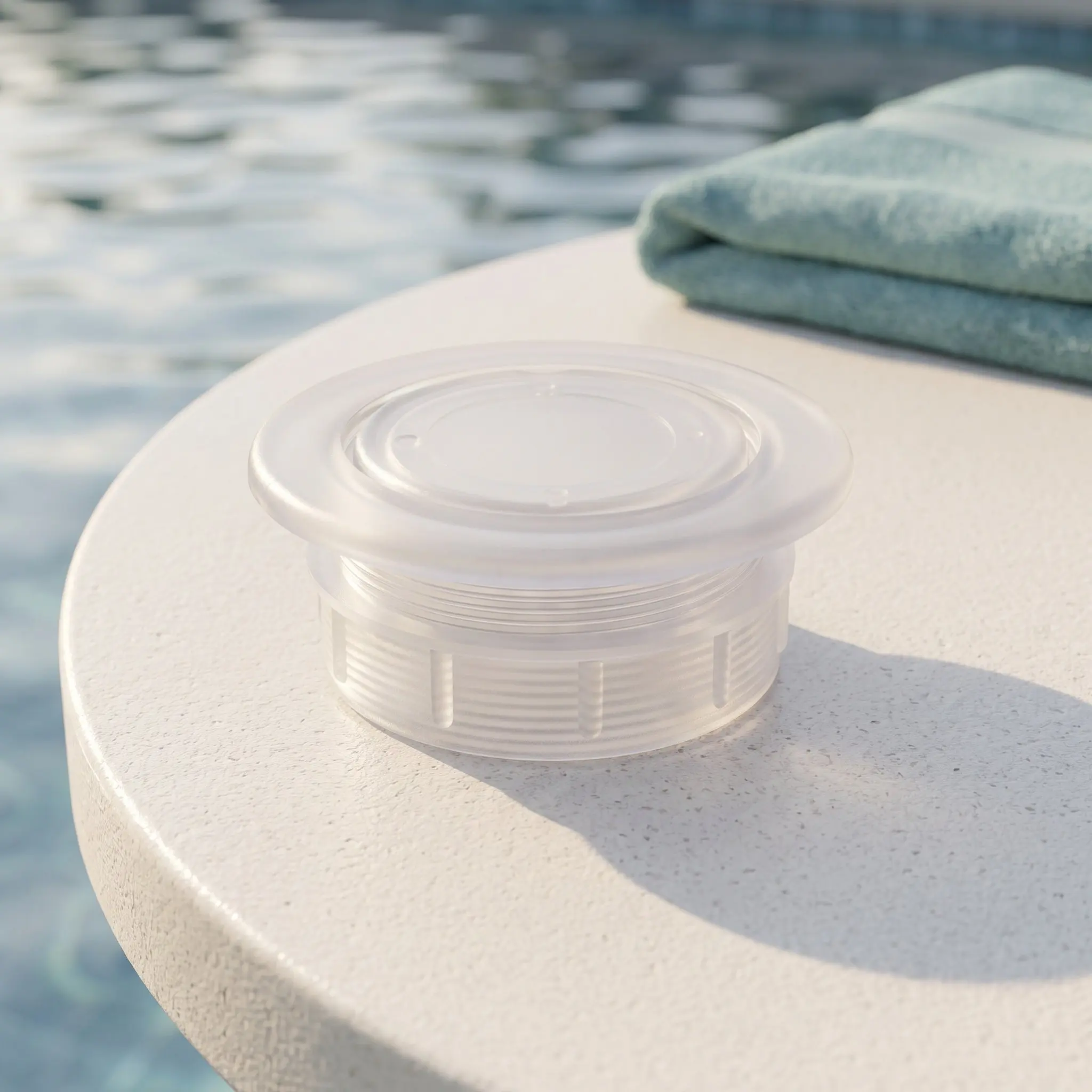 Patio Umbrella Table Hole Insert Grommet Kit Plastic Ring and Cap Table Stabilizer Base Ring for Outdoor Dining Patio Furniture