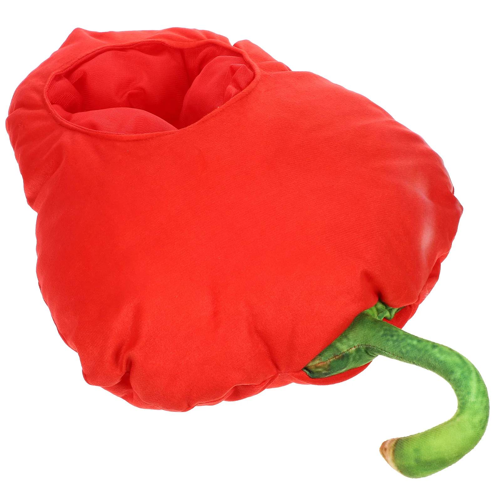 

Red Pepper Hat Prop Headgear for Party Cosplay Festival Carnival Performance Costume Accessory Cute Cartoon Style Novelty