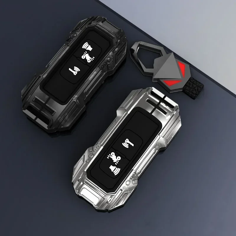 Alloy Key Case Cover For Yamaha Honda NVX NMAX XMAX NVX155 AEROX155 QBIX125 XMAX300 Click PCX125 Remote Vario 150 Motorcycle