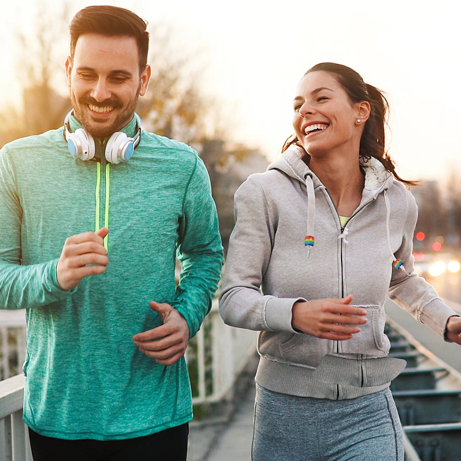 

10 Pcs Drawstrings for Shorts Pants Rope Braided Cord White Polyester Replacement