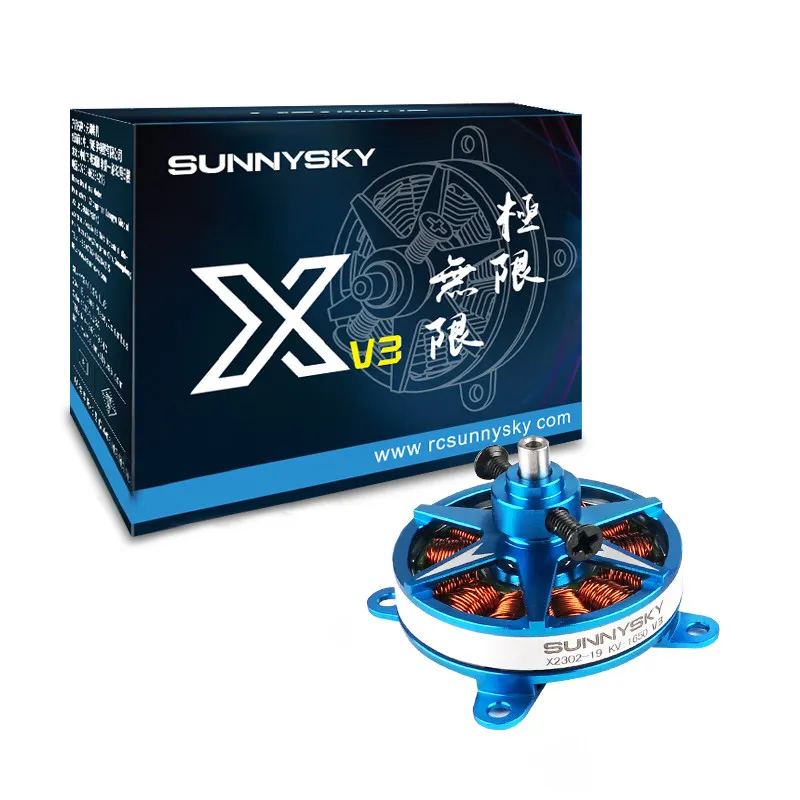 SUNNYSKY X2302 Gen3 Bürstenloser Motor KV1500/1650 2-3S für Indoor F3P RC Flugzeug
