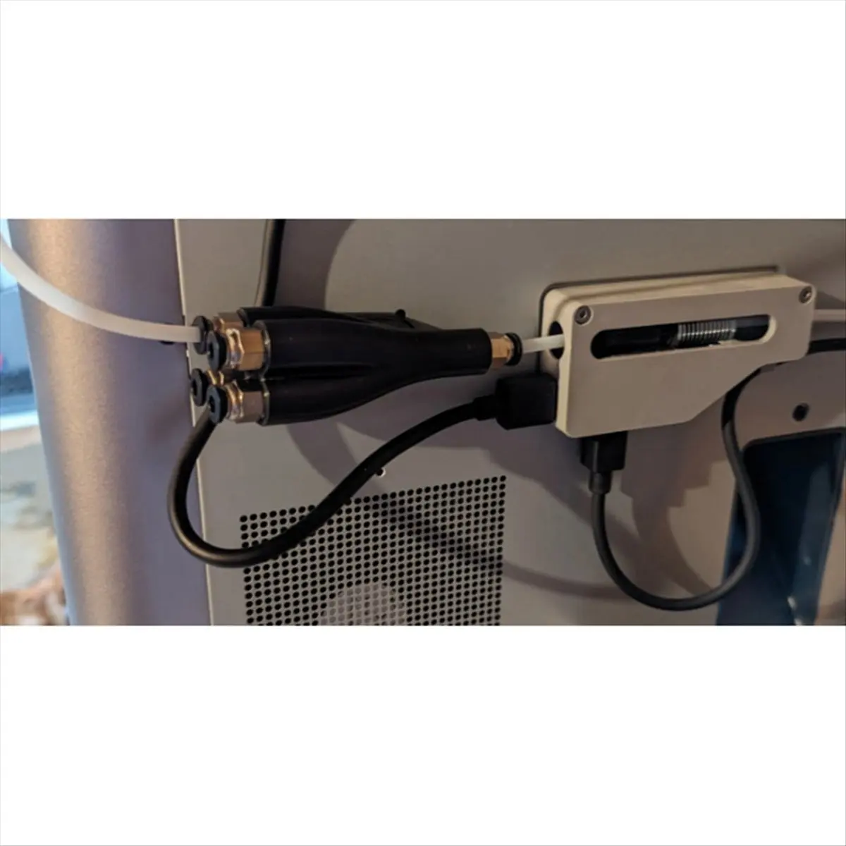 

T69C! 4-in-1 PTFE Adapter Material Pipe Expansion Port AMS Connect 4 Feeding Modules for Bambu Lab X1/P1 X1C P1S P1P
