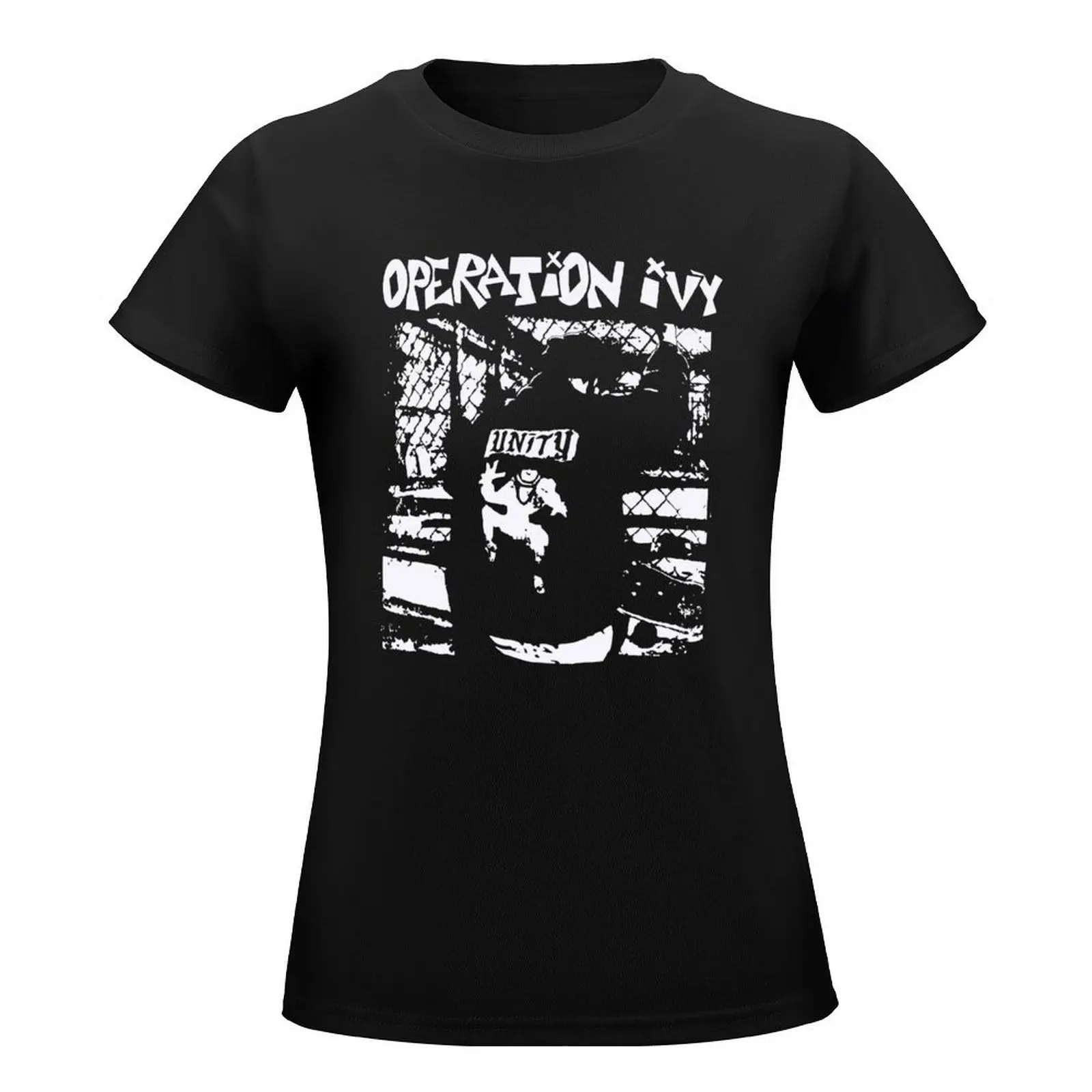 Operation Ivy Unity Ska Punk T-Shirt female korean fashion tshirts for Women