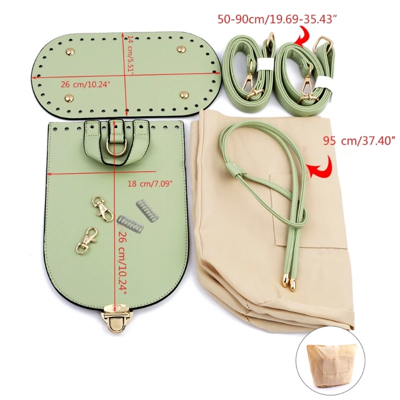 Fashionable Bag Bottom Flap Cover Accessories for DIY Projects and Creativity