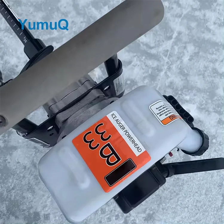 YumuQ Best Sell Big Power 4 Stroke Gasoline Garden Drill 33cc Power Ice Auger Drill Diameter 8/10/ Machine