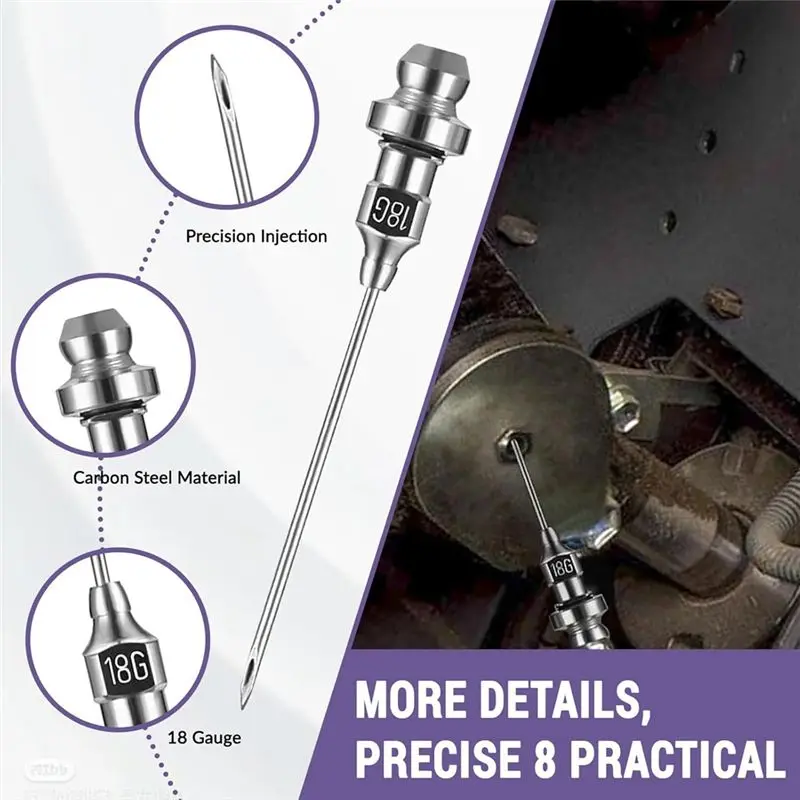 A04G-Grease Gun Coupler Set Quick Release 90° Grease Coupler Adaptor, Lock On Greases Gun Couplers