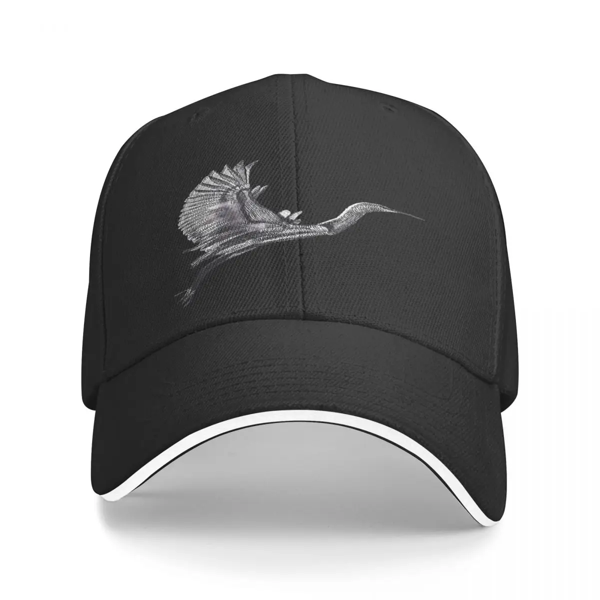 Tai Chi White Flying Crane Qi Gong Hat Men's Caps Hats For Men Women's Baseball Cap Man Hat Baseball Cap