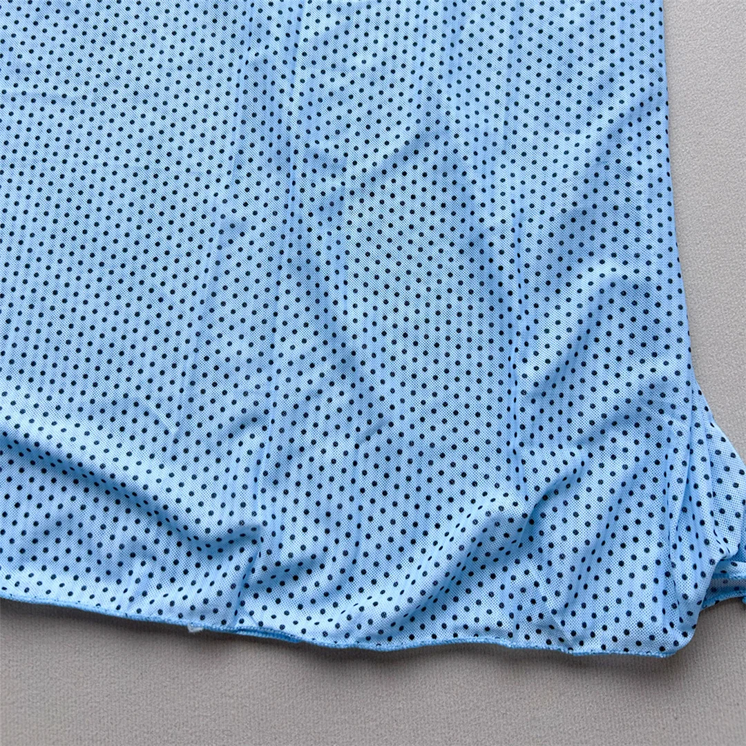Mit Polka-Dot-Rock, Spitze, Bikini, Damen-Badebekleidung, dreiteiliges Bikini-Set, Badeanzug, Badebekleidung, Schwimmbekleidung V8464 – Detail 10