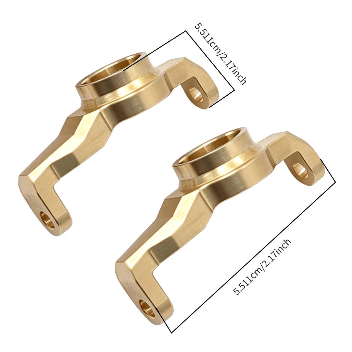 1/10 Full Proportional RC Crawler Brass Front Axle C Hub Carrier Replacement Upgrade Parts Compatible With HuangBo HB R1001 R100