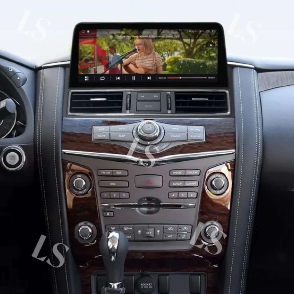 

12.3 Screen Android 14 For Nissan Patrol Y62 Infiniti QX80 QX56 Car GPS Navigation Auto Multimedia Video Player Wireless Carplay