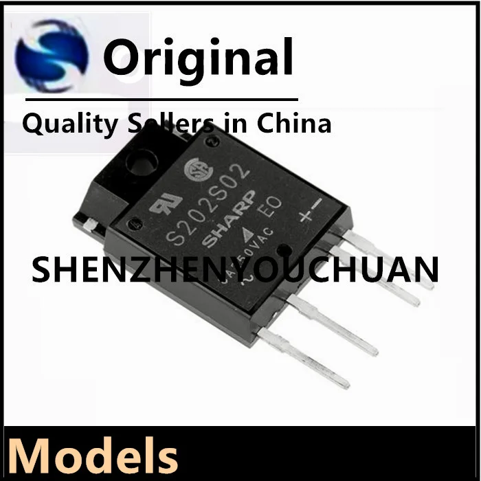 1-100PCS Original Imported S202S02 ZIP-4 Solid State Relay