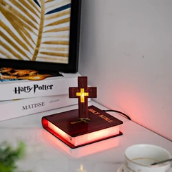 Creative Magnetic Levitation Atmosphere Desk Lamp Floating  Anti-gravity Black Home Decoration Table LED Night Light