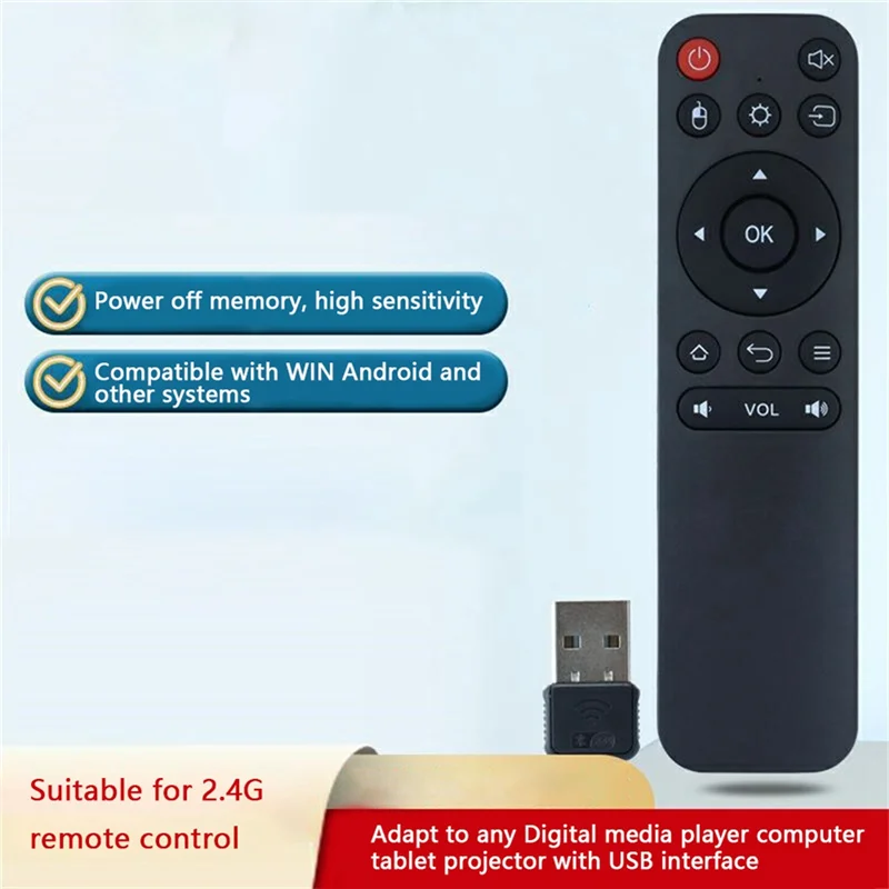 

C9-BPR1S Plus BLE 5.0 Remote Control 2.4Ghz Wireless Controller For Android TV Box/PC Replacement Parts Accessories 8PCS