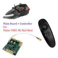 Flytec Official Original V801 Bait Boat Spare Parts Circuit Board & Controller Set Receiving Board Main Board Remote Controll