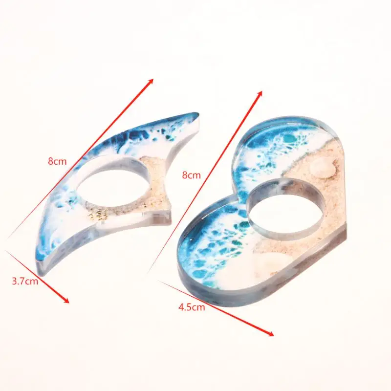 1/2Pcs Creative Ocean Beach Book Page Holder Reading Aid Thumb Book Support Book Expander School Supply Convenient Resin Durable