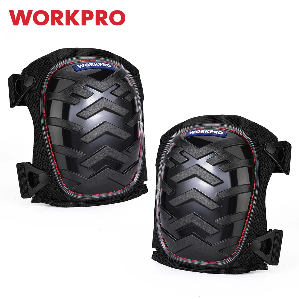 WORKPRO 1 Pair Gel Knee Pads EVA Adjustable Straps Padding Professional Protective Gears for Garden Working Protection Equipment