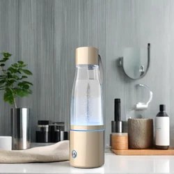 Hydrogen Bottle 200ml Japanese Titanium Quality Hydrogen-Rich Water Cup Ionizer Maker/Generator Super Antioxidants ORP