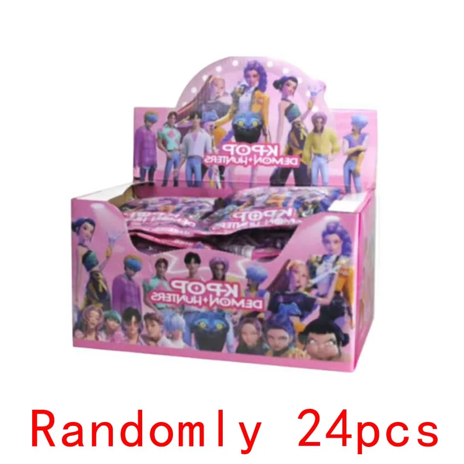 Hot Kpop Demon Hunters Anime Figure jouets mignon PVC boîte aveugle articulations figurine modèle poupées enfants anniversaire décoration jouet cadeaux