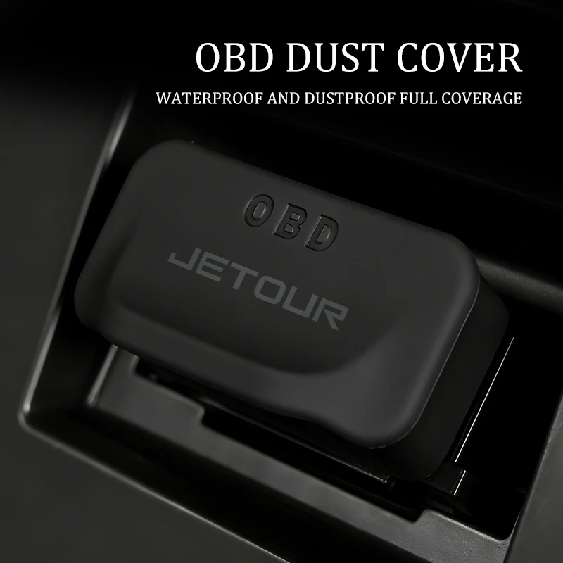 For Jetour Car OBD Interface Protective Cover Computer Diagnostic Interface Dustproof Waterproof X70 X70SM X90 X95 DASHING i-DM