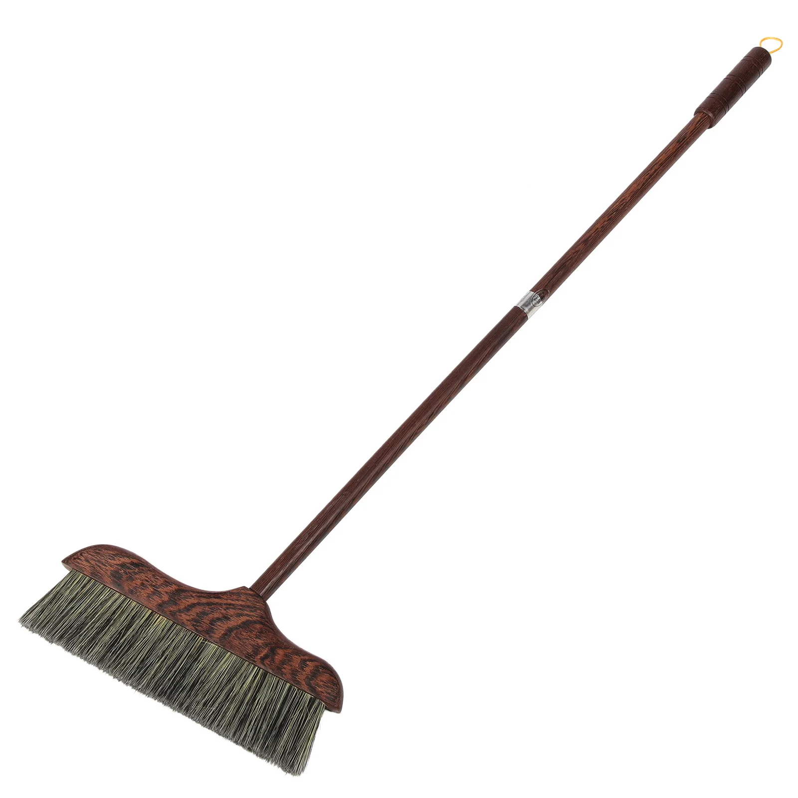 

Chicken Wing Wood Broom Wooden Broom with Beveled Bristles Long Handle for Home Floor Cleaning Room Office Household Supplies
