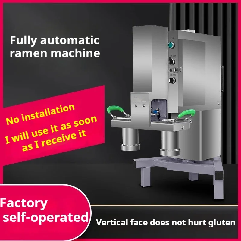 Commercial Hydraulic Noodle Machine 220V, Auto Stainless Steel Pasta Maker for Restaurant & Catering