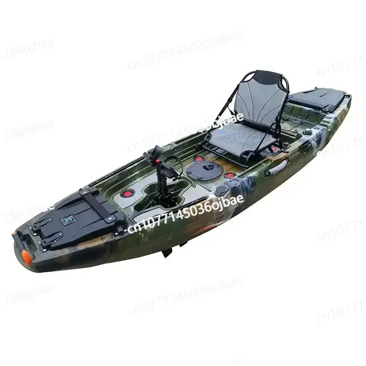 Single Pedal Kayak, 8-foot PC Transparent Sea Kayak, Sitting on Top