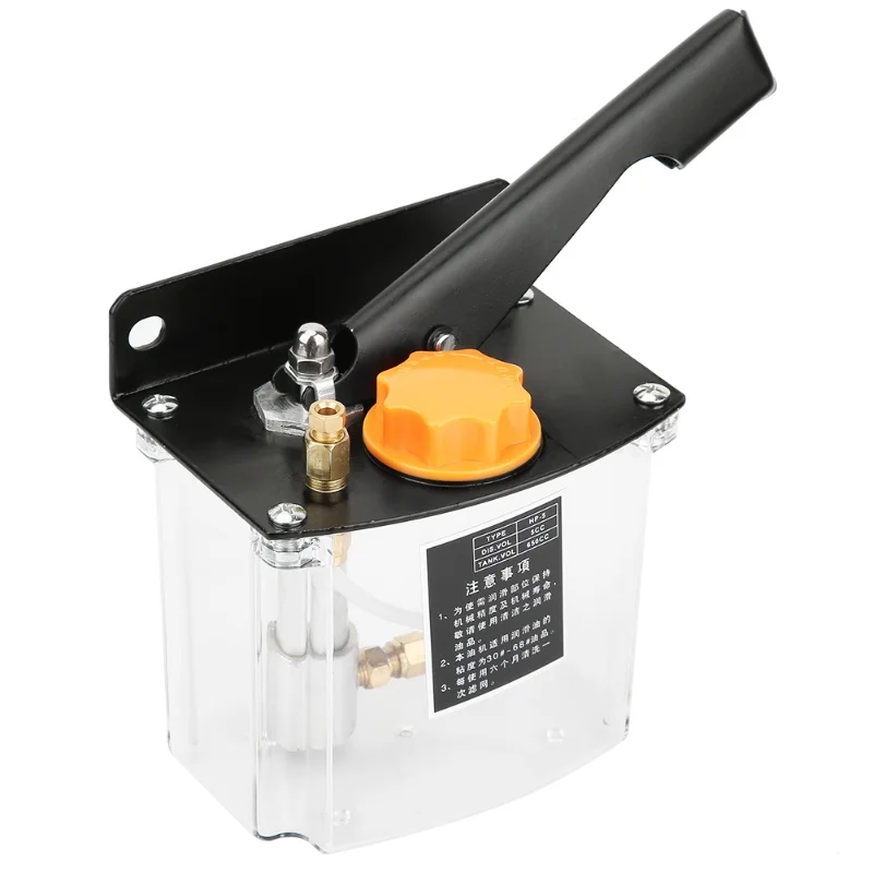 

Ручной смазочный насос HP-5R с правосторонним управлением, 650 куб. см, для станков с ЧПУ