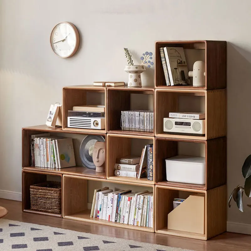 

Book Cabinet Living Room Shelf Storage Shelves Furniture Home Bookcases Organizer Bookcase Scaffale Wall Kitchen Assembly