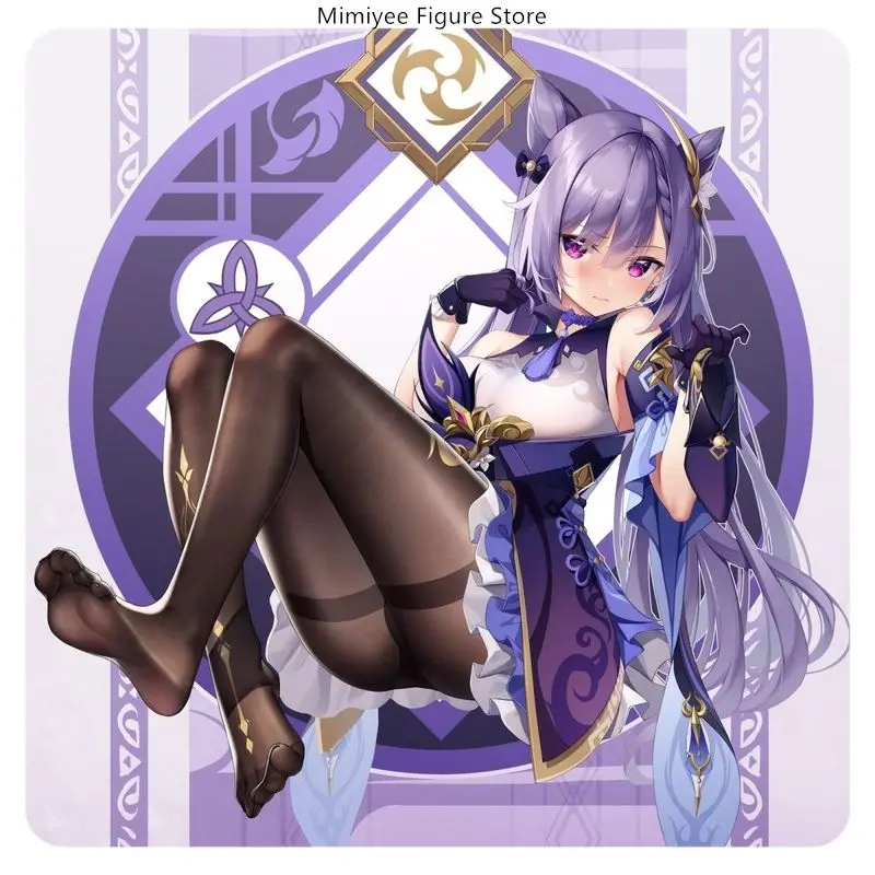 

Genshin Impact Keqing Seated Teasing Pose Anime Figure Statue Desktop Decoration Gift