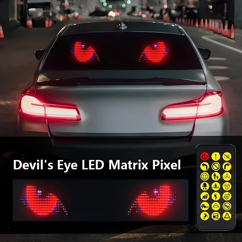 リモコン、アプリ制御付きLEDディスプレイ、広告表示、出口標識に使用可能。