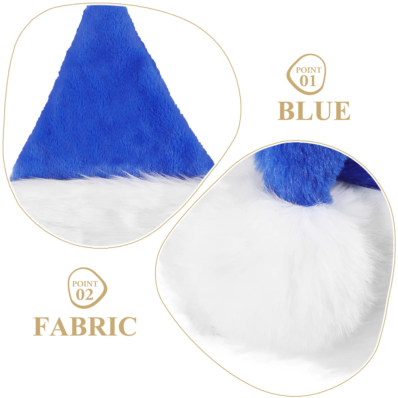 

2Pcs Soft Christmas Hats Adult Xmas Hats Comfortable Santa Hat for Parties Stage Shows Cosplays Hats,christmas Hat Kids