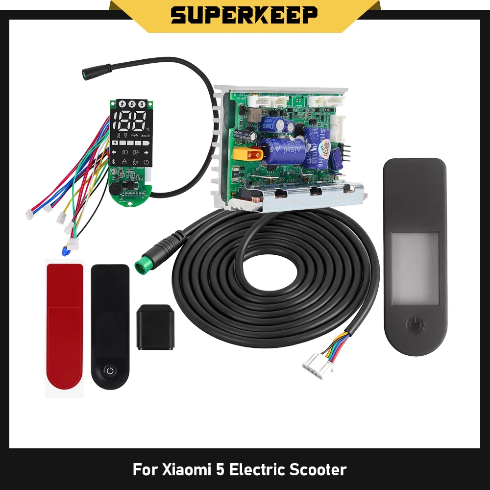 Scooter-Display-Controller für Xiaomi 5: Signalkabel, Messgerätgehäuse, Silikon-Schutzhülle, Kickscooter-Teile