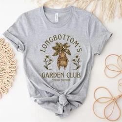 Longbottom's Garden Club Adult T-shirt Magical Botanicals Shirt Herbology Shirts Mandrake Tee Magic Top Unisex Short Sleeve Tops