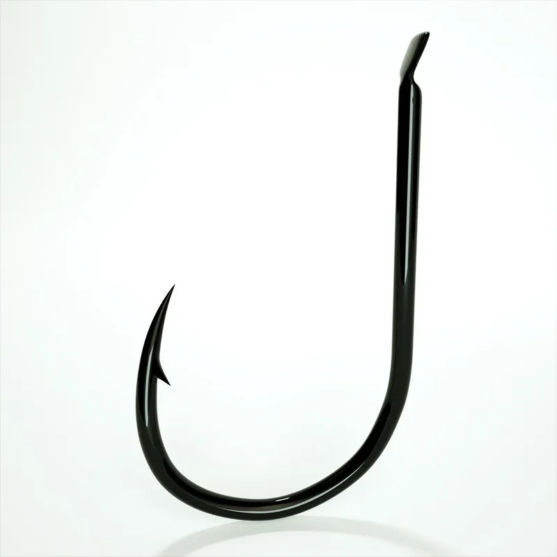 Japan Original Gamakatsu Hooks For Fishing With Barbs Carp Hook Offset Flat Thick Handle High Carbon Steel Sea-Resistant Fishing