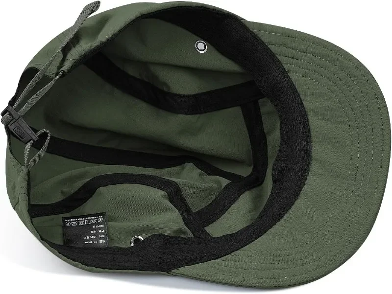 Sommer Trucker Cap 5-Panel-Baseballkappen Männer Frauen Kurze Krempe Papa Hüte Flat Bill Casual Running Cap Sonnenhut Paar Kadettenkappe – Detail 32