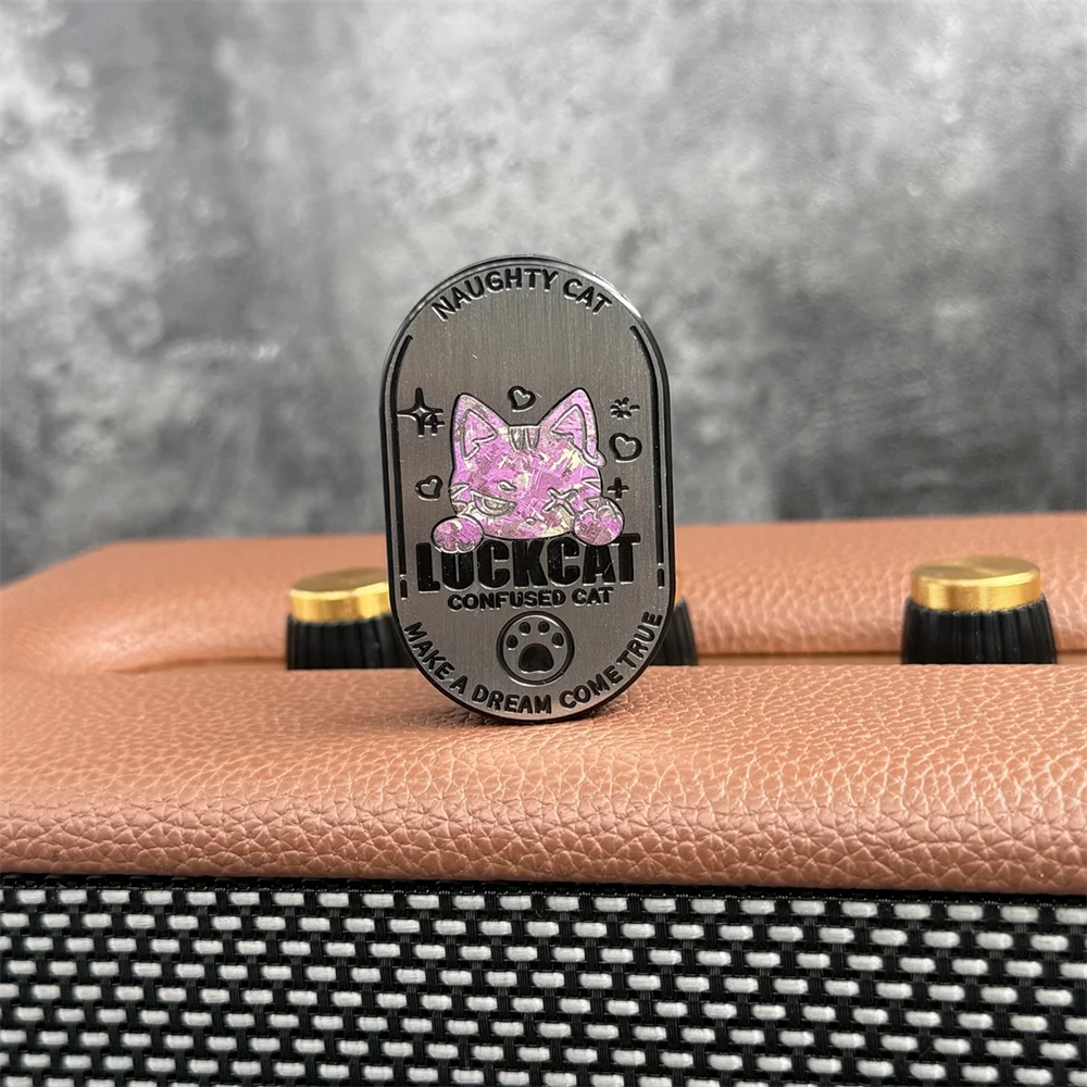 Grumpy Cat Rhythm Slider EDC Fidget Spinner Stainless Steel Anti Stress Toys ADHD Anxiety Relief Sensory Focus Toys