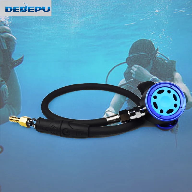 

DEDEPU-Level 2 Diving Respirator, Freestyle Breathing Diver, Pressure Reducer, Metal Breathing Valve