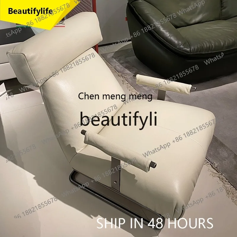 2003 Modern Living Room Lounge Chair Designer Single Sofa Chair Minimalist Lazy Recliner