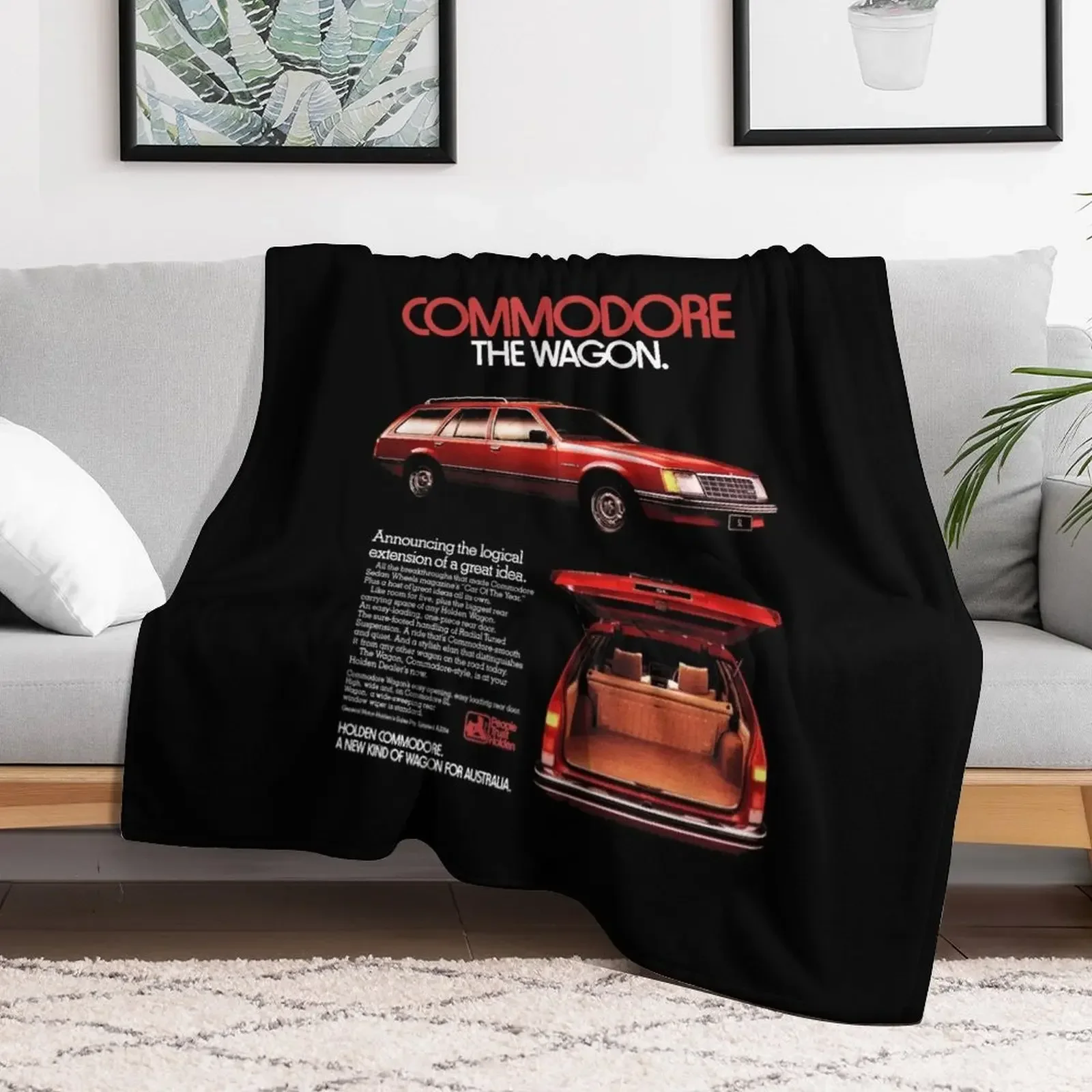 HOLDEN COMMODORE Throw Blanket Baby Loose Blankets