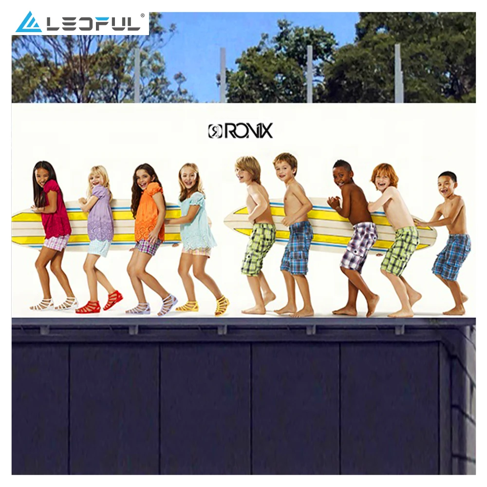 Telaio per insegne a LED giganti per esterni con tabellone a LED sottile leggero da 960 mm P5 P8 ad alta luminosità