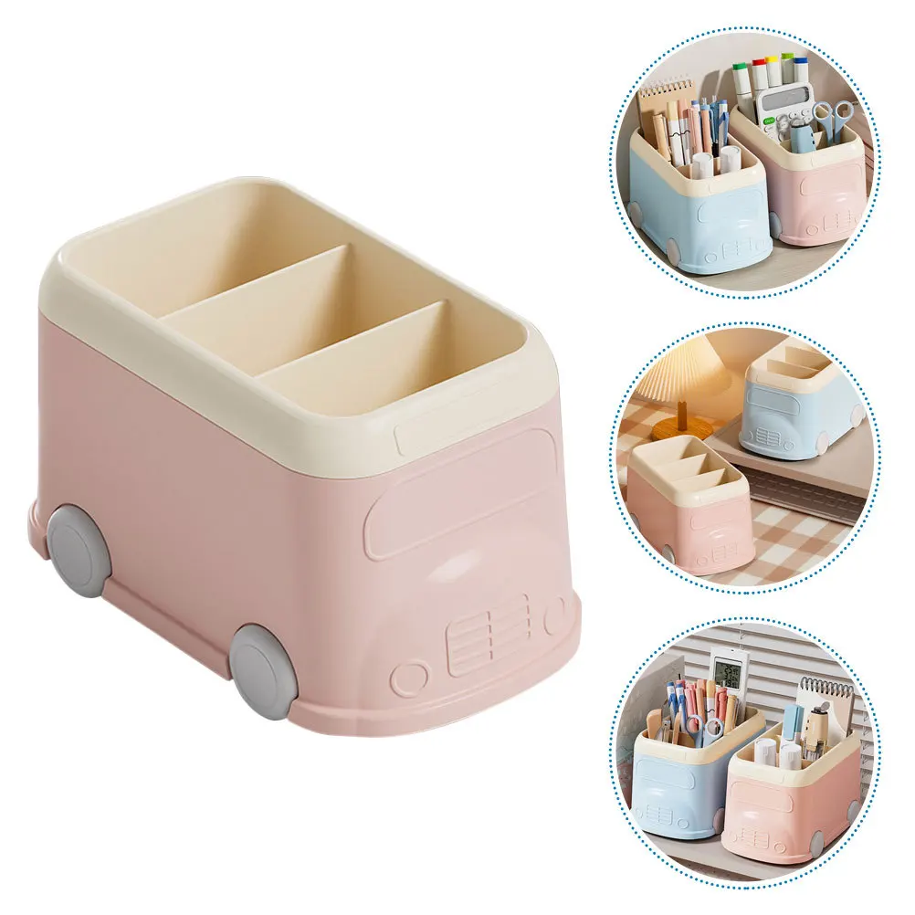 

1pcs Multi-Grid Pencil Holder Desktop Storage Box For Pens Pencils Makeup Brushes Office Supply Organizer Stationery Container