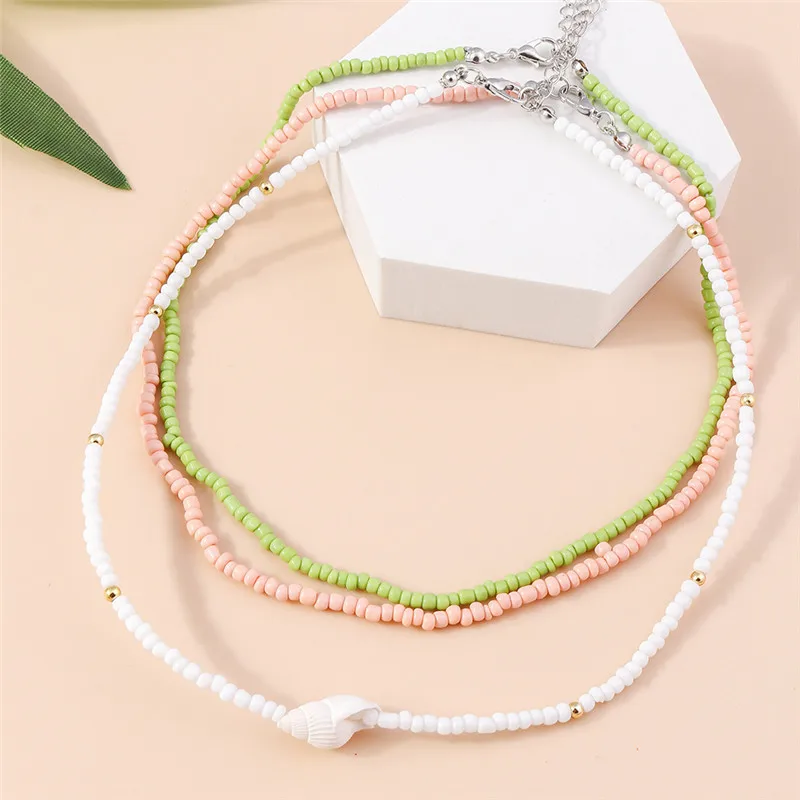 Böhmen Handgemachte Bunte Rocailles Halskette Halsband Einfache Frauen Mode Perle Blume Halsketten Kragen Süße Schmuck Geschenke – Detail 19