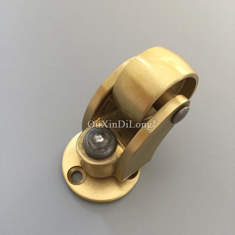 4PCS 1'' Solid Brass Wheel Table Chair Couch Cabinet Leg Feet Furniture Casters 360° Rotary Smoothly Moving Furniture Rollers