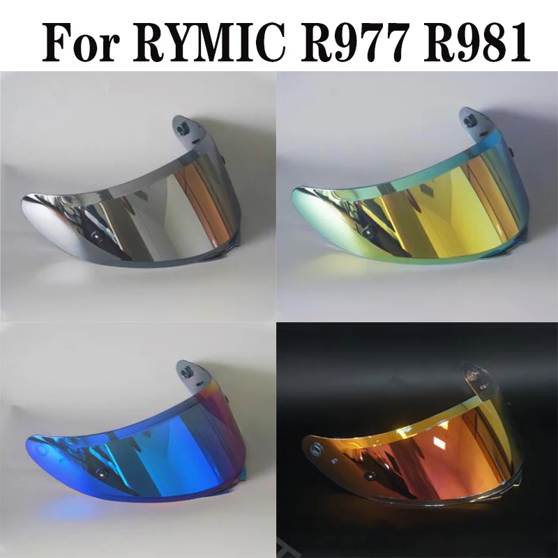 Motorcycle Helmet Lens For RYMIC R977 R981 Cool Personality Day and Night Lenses Motorcycle Helmet Visor