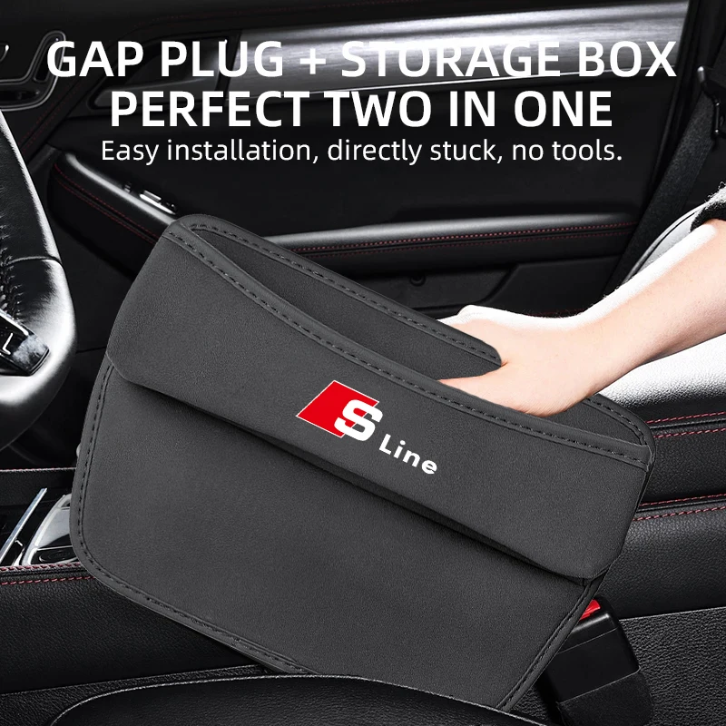 

Car Seat Gap Filler Pockets Multifuntion Storage Organizer For Audi Sline A3 A4 A5 A6 A7 A1 A2 A8 Q1 Q2 Q3 Q4 Q5 Q6 Q7 Q8 TT RS3