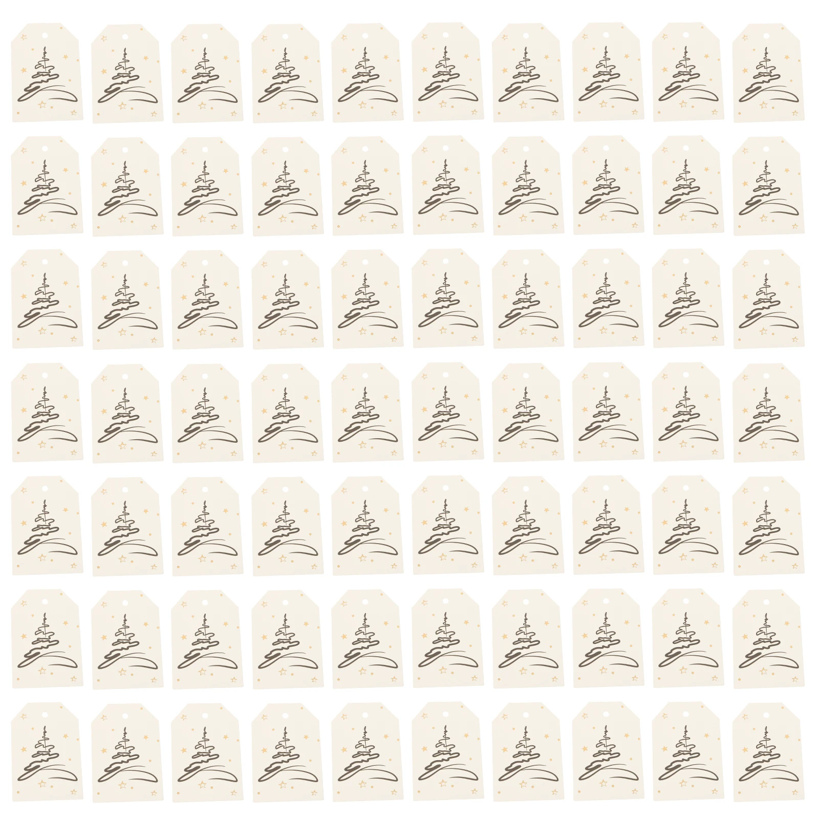 200 قطعة من بطاقات عيد الميلاد الورقية المميزة مع فتحة لوضع علامات على الهدايا وديكور عيد الميلاد وحفلات تنظيم العطلات #5