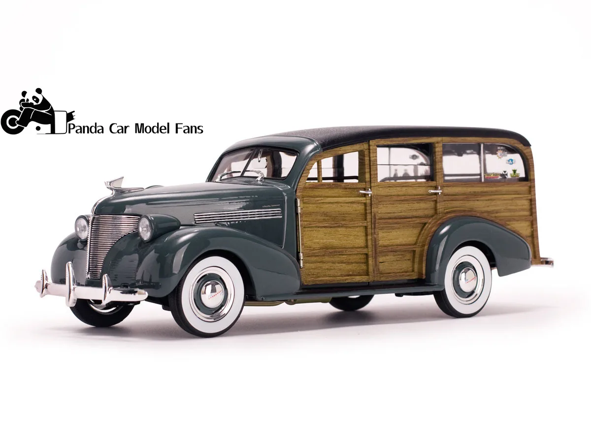 SunStar 1/18 Replica Car Model 1939 Chevrolet Woody Surfer Model No.: 6177 Ornament Model Gift Furniture