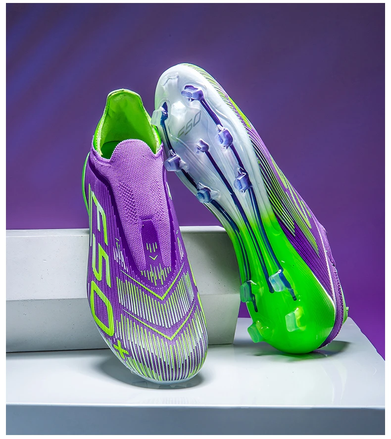 Neue Herren-Fußballschuhe für Rasen, Ultraleicht, Sportlich, Bequem, Indoor-Stollen, Rutschfest, FG, Turf, Futsal, Erwachsene, Rutschfeste Fußballstiefel – Detail 8
