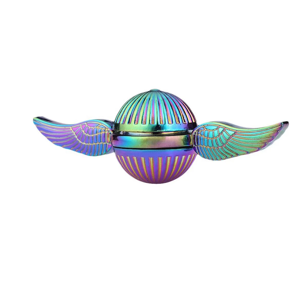

1 Pcs Adult Desktop Stress Relief Metal Toy with Wings Fidget Spinner Birthday Xmas Gift Children Cupid Hand Spinners Rainbow