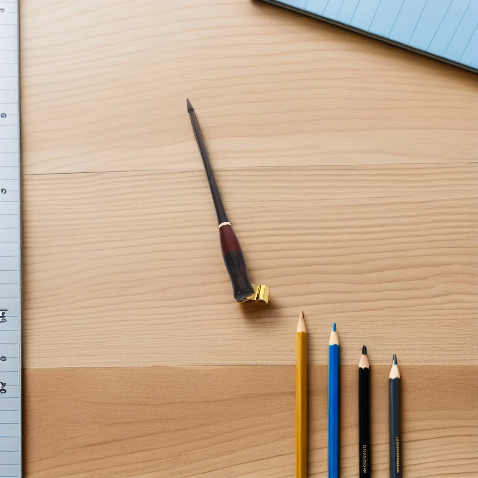 

Retro Calligraphy Pen Oblique Pen Holder Creative Present Smooth Ink Writing Tool for Beginner Calligraphy